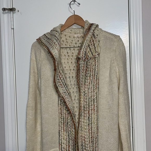 Mystree long hoodie cardigan sweater size medium - Picture 3 of 9
